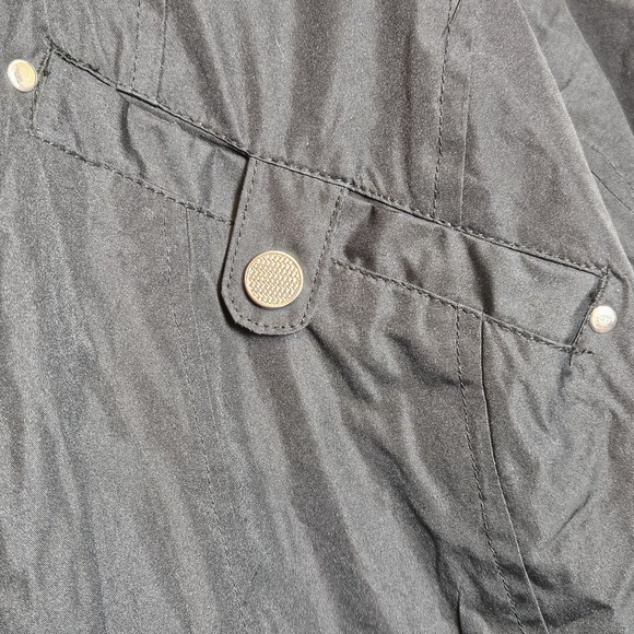 Weather Tamer Women's 2X Black Hooded Rain Jacket NWT Lightweight Windbreaker... - Picture 2 of 7